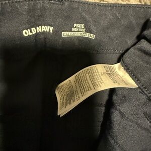 Old Navy Pixie High Rise Pants in navy blue